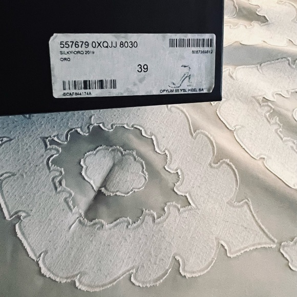 COPY - Gold Opyum YSL logo heel with gold hardware - Picture 2 of 14